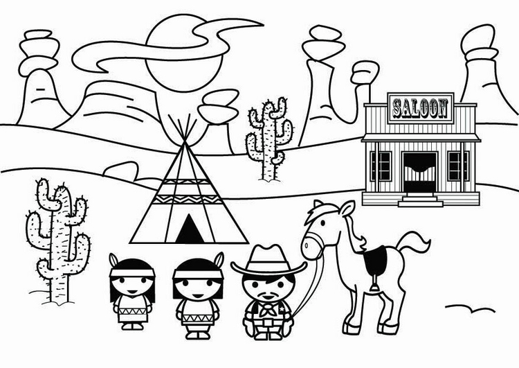 Awesome Inspiration Ideas Wild West Coloring Pages For Kids 750x531 Awesome Inspiration Ideas Wild West Coloring Pages For Kids