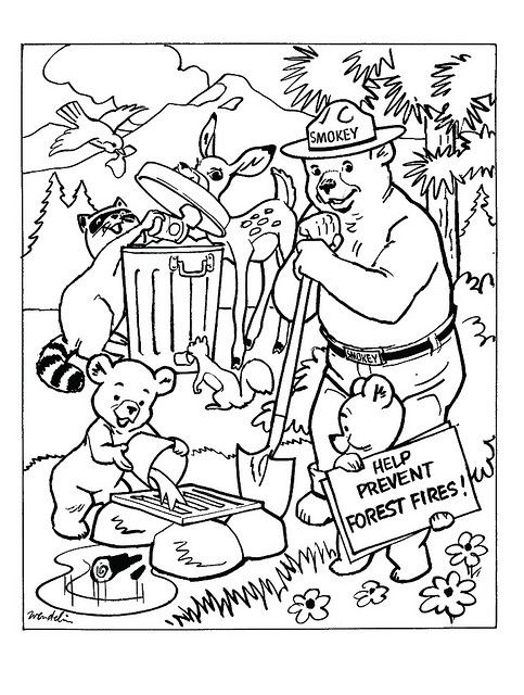 Wildfire Coloring Pages