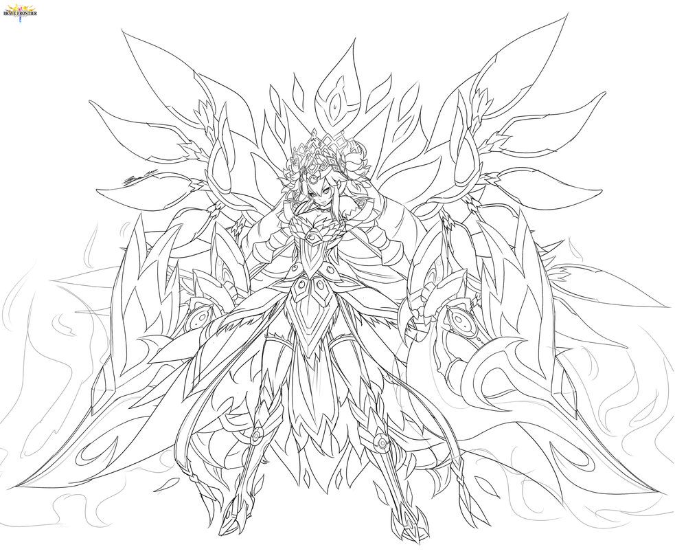 983x812 Brave Frontier Fanart Wildfire Lotus Michele By Bunny15539