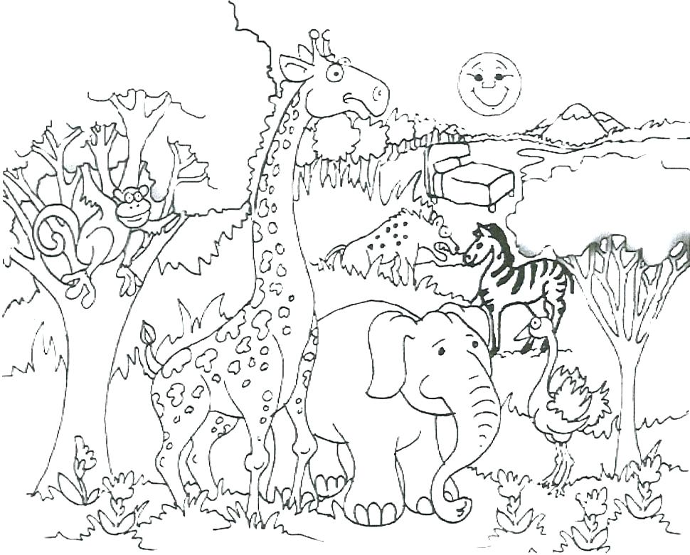 970x780 Animals Coloring Pages Farm Animals Coloring Pages Printable