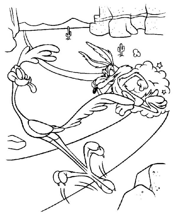 Wile E Coyote Coloring Pages at GetColorings.com | Free printable ...