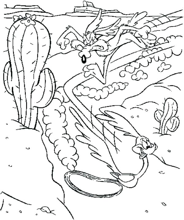 Wile E Coyote Coloring Pages at GetColorings.com | Free printable ...