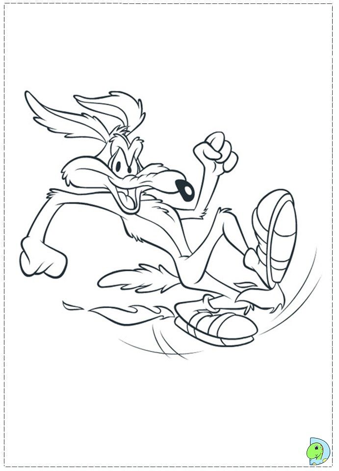 Wile E. Coyote Ez Easy Coloring Pagez Patterns 691x960 Wile E. Coyote Ez Easy Coloring Pagez Patterns