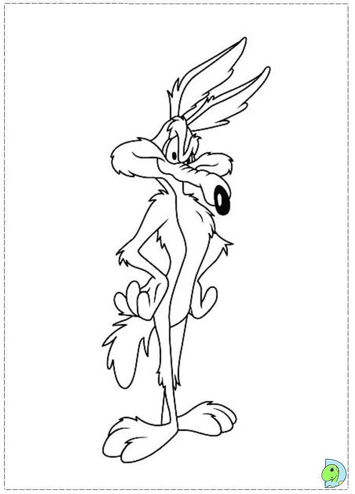 Wile E Coyote Coloring Page 691x960 Wile E Coyote Coloring Page
