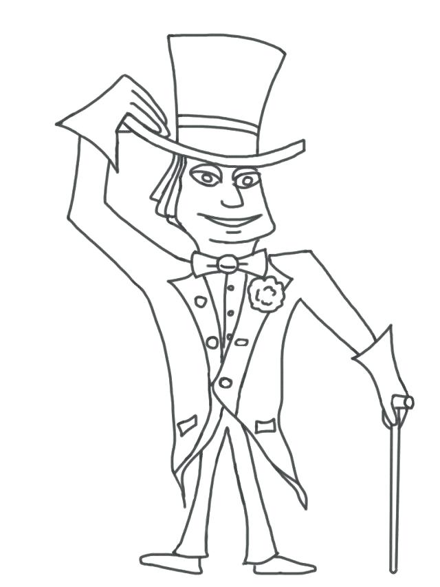 640x853 Willy Wonka And The Chocolate Factory Coloring Pages Omnitutor.co