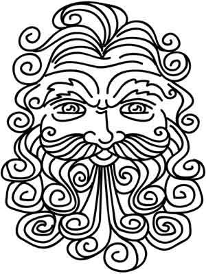 Wind Blowing Coloring Pages