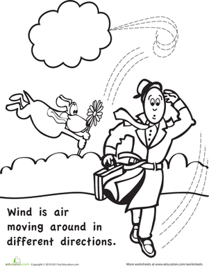 Wind Coloring Page