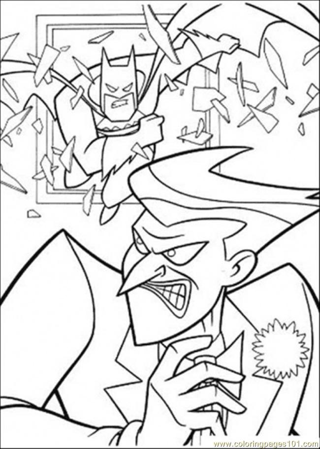 Batman Is Breaking The Window Coloring Page 650x912 Batman Is Breaking The Window Coloring Page