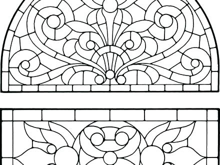 Church Stained Glass Window Coloring Pages Beauty And The Beast 440x330 Church Stained Glass Window Coloring Pages Beauty And The Beast