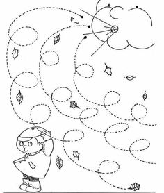 236x278 Image Of Windy Day Colouring Page For After Outdoor Fun