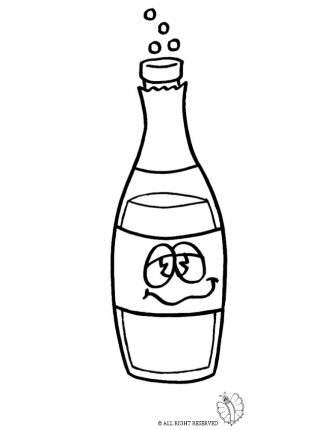 Print Wine Bottle For Coloring 660x847 Print Wine Bottle For Coloring