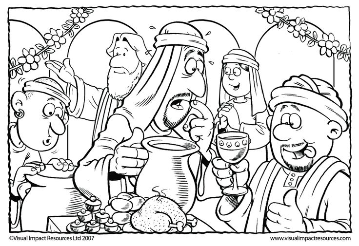 Nice Jesus Turns Water Into Wine Coloring Page 736x505 Nice Jesus Turns Water Into Wine Coloring Page