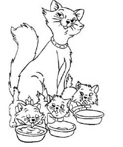 Cat Family Coloring Pages 252x300 Cat Family Coloring Pages