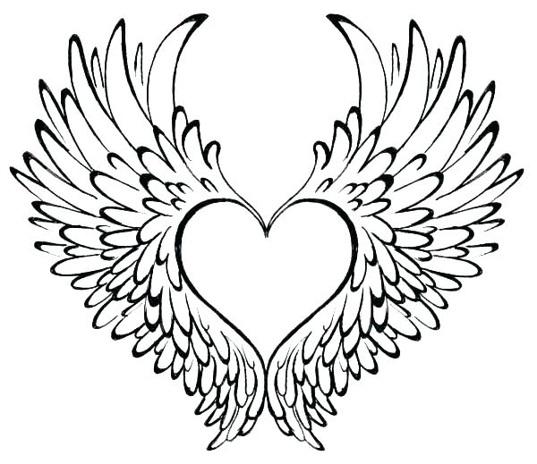 Wings Coloring Pages