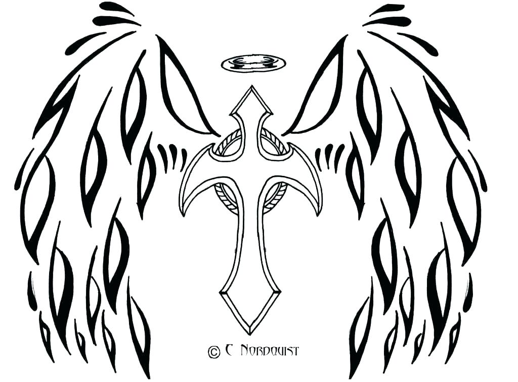 1024x756 Angel Wings Coloring Pages Angel Wings Coloring Pages Hearts