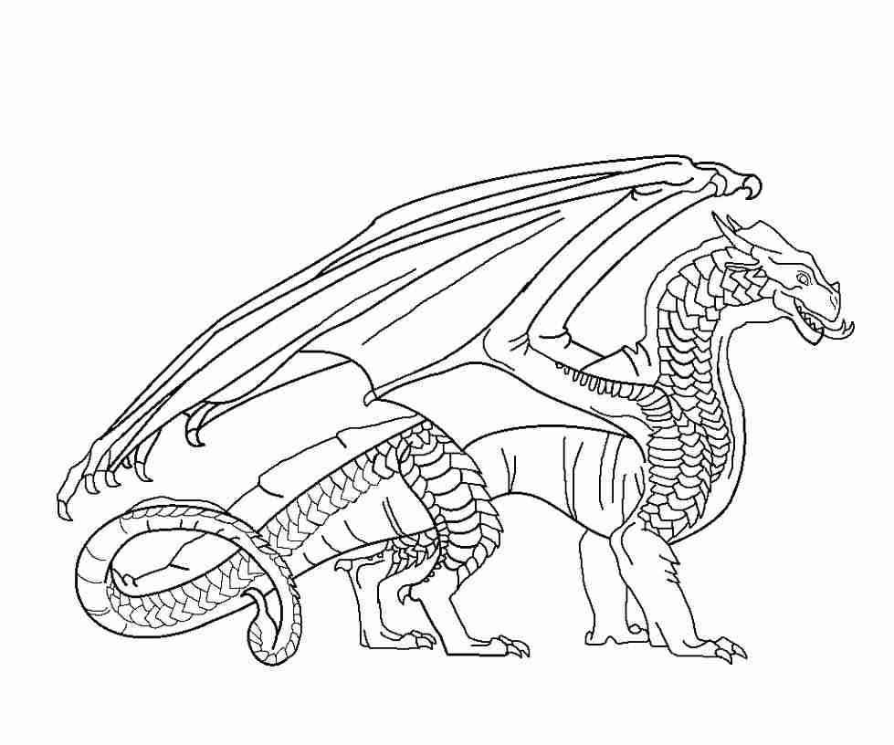 Wings Of Fire Dragon Coloring Pages at GetColorings.com | Free ...