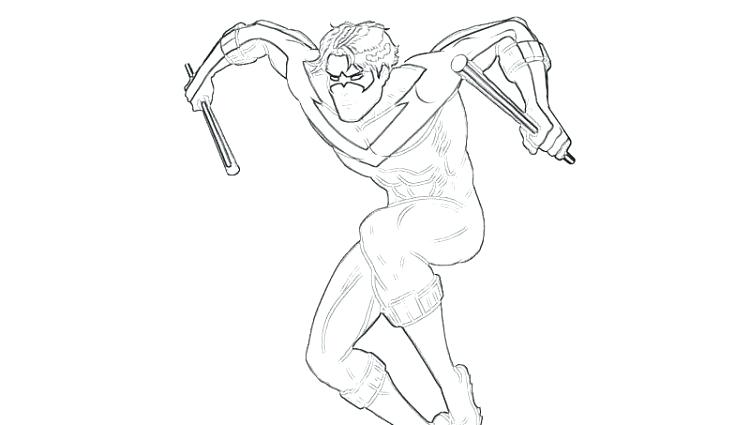 750x425 Coloring Pages Coloring Pages X Wings Of Fire Nightwing Coloring