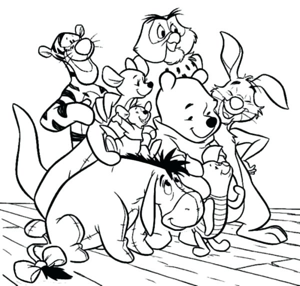 Winie The Pooh Coloring Pages at GetColorings.com | Free printable ...