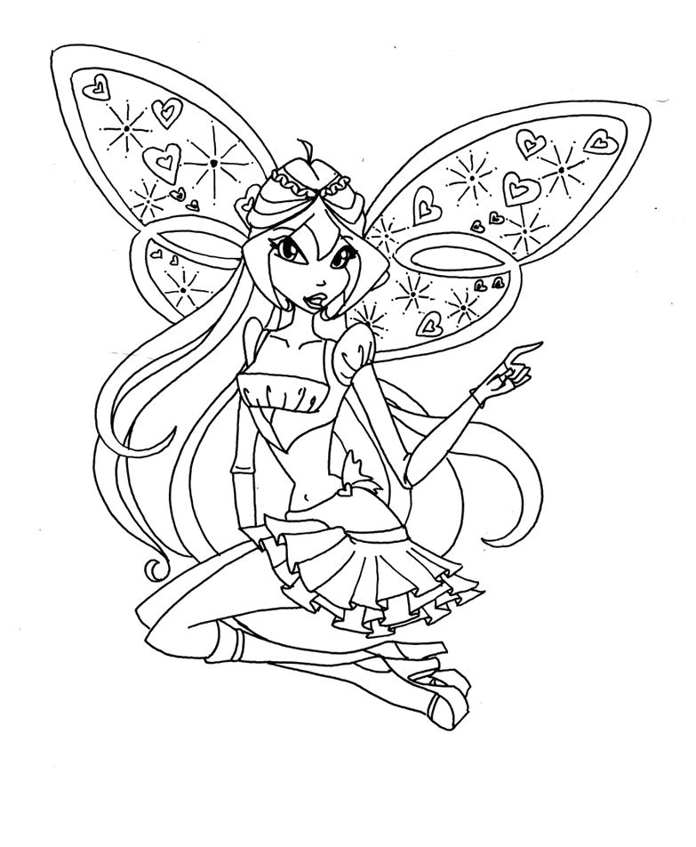 Winks Coloring Pages