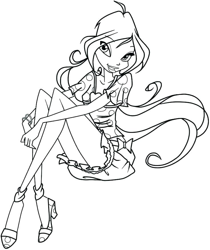 Winx Club Coloring Pages Club Coloring Pages Club Coloring Page 736x875 Winx Club Coloring Pages Club Coloring Pages Club Coloring Page