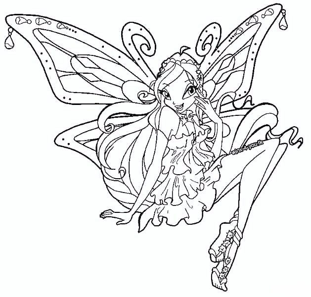 Kids Under 7 Winx Club Coloring Pages 629x600 Kids Under 7 Winx Club Coloring Pages
