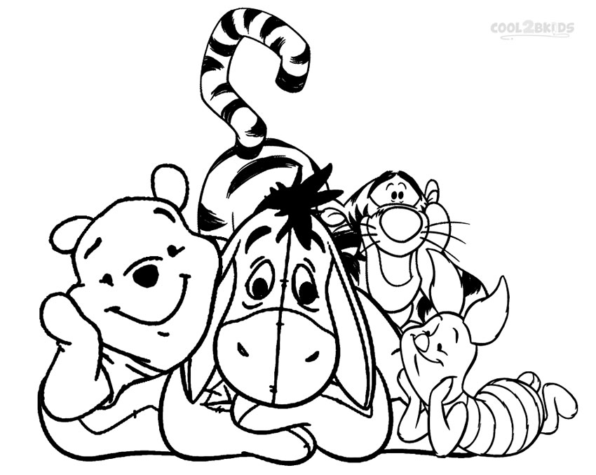 850x677 Printable Eeyore Coloring Pages For Kids Cool2bkids