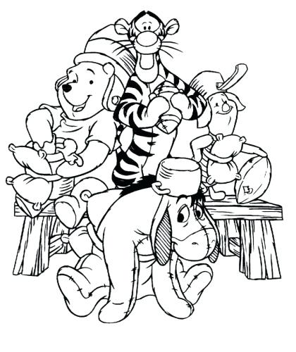 420x500 Winnie The Pooh And Friends Coloring Pages Coloring Pages Of Pooh