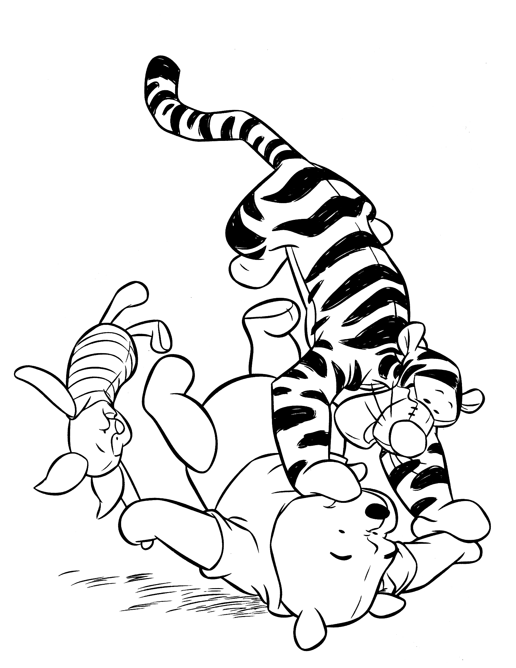 1700x2200 Winnie The Pooh Coloring Pages 360coloringpages