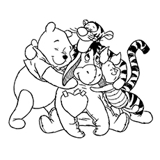 230x230 Cute Winnie The Pooh Coloring Pages
