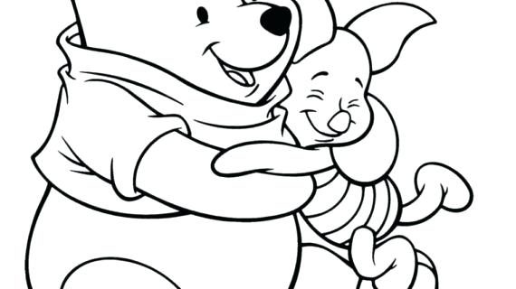 Winnie The Pooh Piglet Coloring Pages And Drawing Download 570x320 Winnie The Pooh Piglet Coloring Pages And Drawing Download