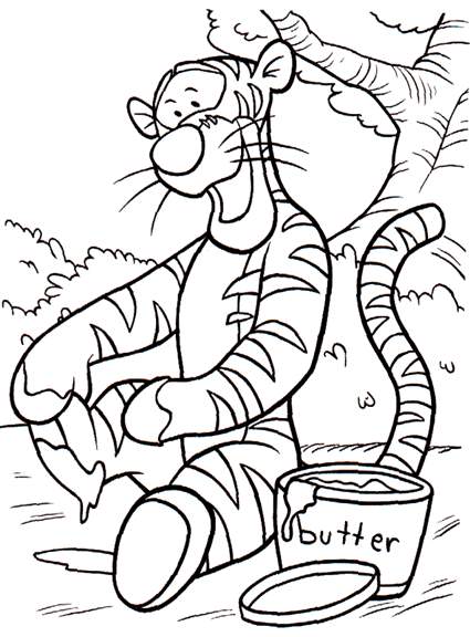 425x576 Kids N 30 Coloring Pages Of Winnie The Pooh And Tigger