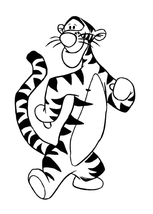 600x840 Winnie The Pooh And Tigger Coloring Pages Winnie The Pooh Coloring