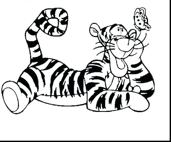 600x500 Baby Tigger Coloring Pages Baby Coloring Sheets Printable Coloring