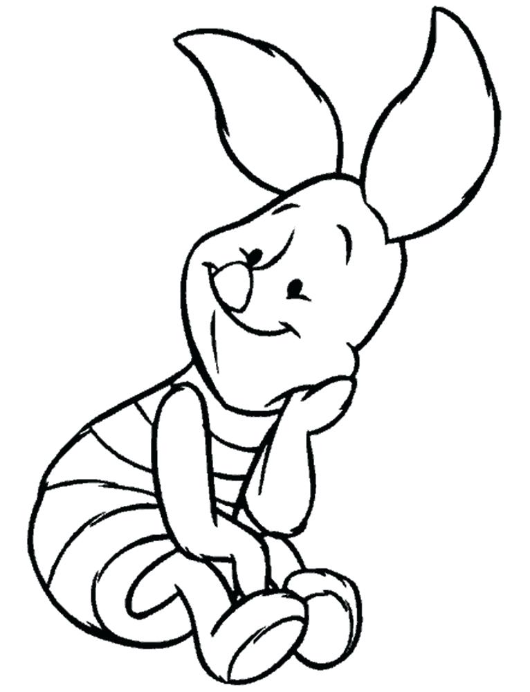 Winnie Pooh Characters Coloring Pages Baby Piglet 766x1000 Winnie Pooh Characters Coloring Pages Baby Piglet