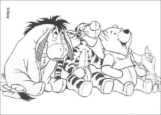 Winnie The Pooh Coloring Pages 620x443 Winnie The Pooh Coloring Pages