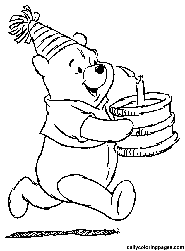 Winnie The Pooh Birthday Coloring Pages Birthday Ideas 632x859 Winnie The Pooh Birthday Coloring Pages Birthday Ideas