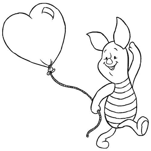 Baby Winnie The Pooh Birthday Coloring Pages 500x498 Baby Winnie The Pooh Birthday Coloring Pages