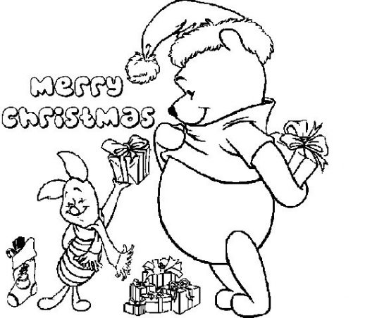 Winnie The Pooh And Piglet Exchanging Christmas Presents Each 518x452 Winnie The Pooh And Piglet Exchanging Christmas Presents Each