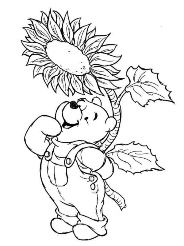 Winnie The Pooh Disney Merry Christmas Coloring Page 600x800 Winnie The Pooh Disney Merry Christmas Coloring Page