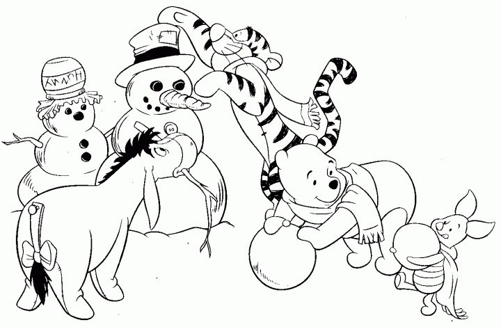 Disney Christmas Coloring Sheets 720x473 Disney Christmas Coloring Sheets