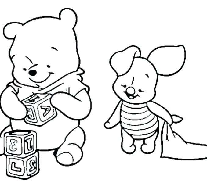 Winnie Pooh Coloring Pages 678x600 Winnie Pooh Coloring Pages