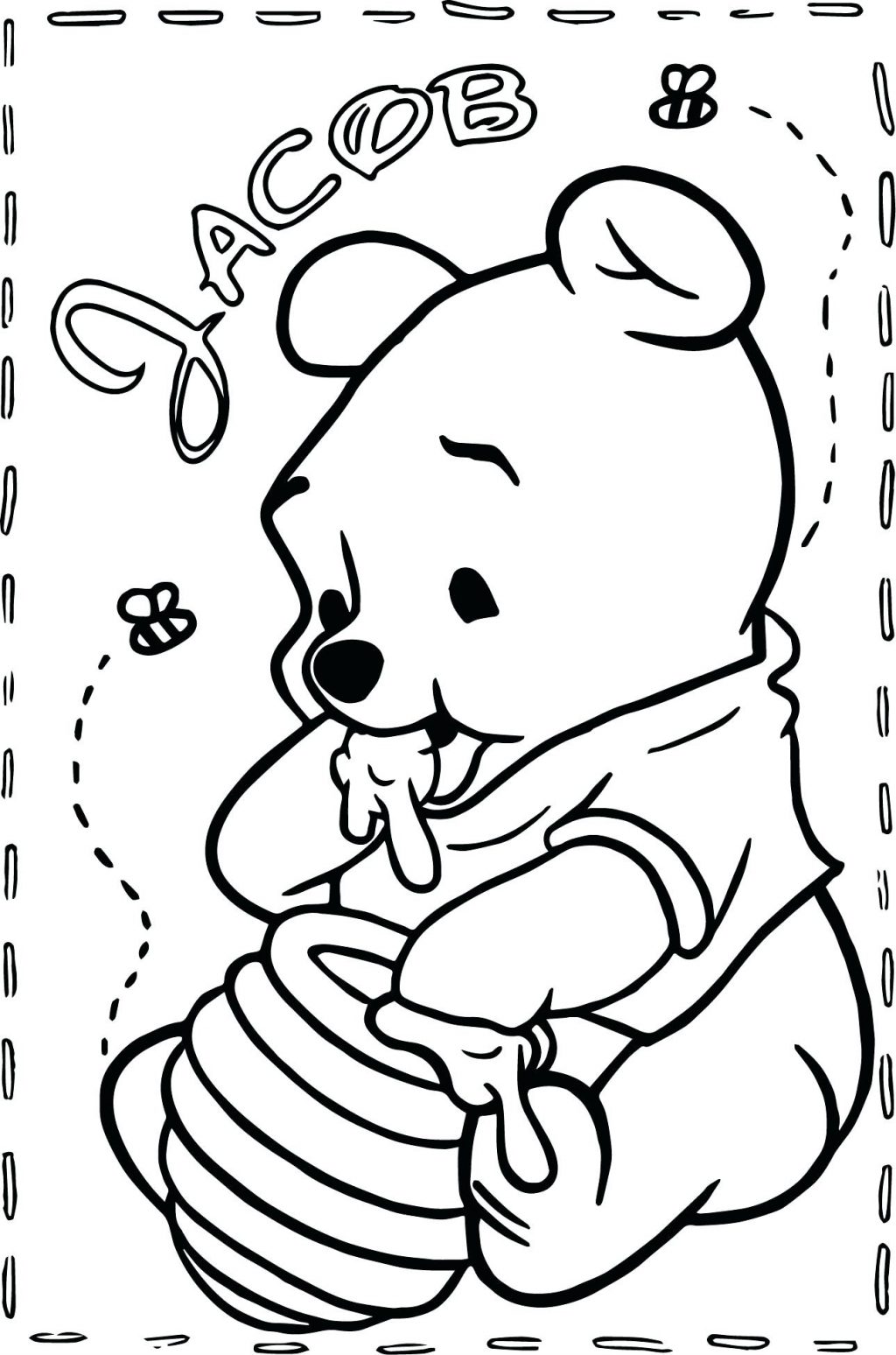 Coloring Page ~ Baby Winnie The Pooh Coloring Pages Page Pdf Baby 1024x1548 Coloring Page ~ Baby Winnie The Pooh Coloring Pages Page Pdf Baby