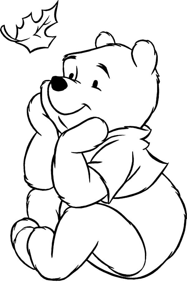 600x923 Coloring Pictures Of Winnie The Pooh Winnie The Pooh Fall Coloring