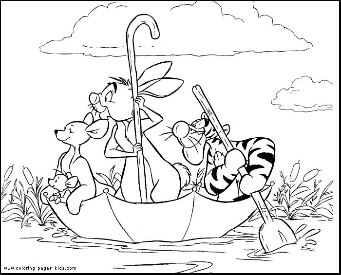Winnie The Pooh Printable Coloring Pages