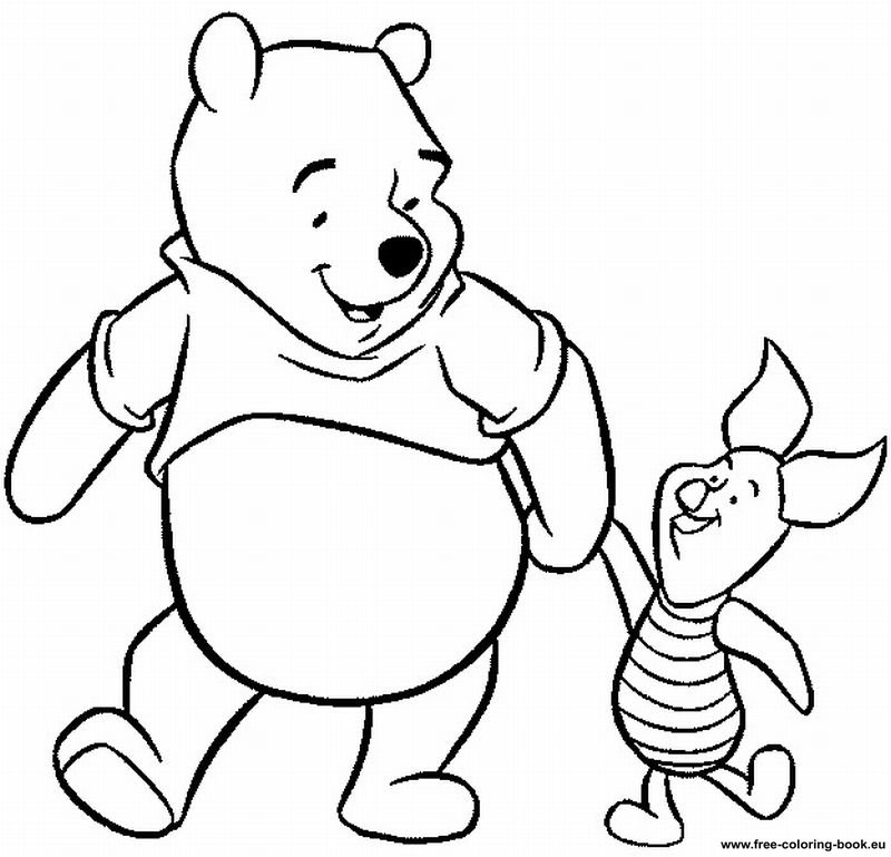 Pooh Coloring Pages To Print 800x769 Pooh Coloring Pages To Print
