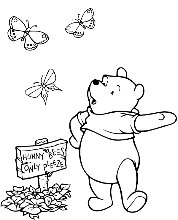 Winnie Printable Coloring Page To Print Or Download For Free 600x740 Winnie Printable Coloring Page To Print Or Download For Free