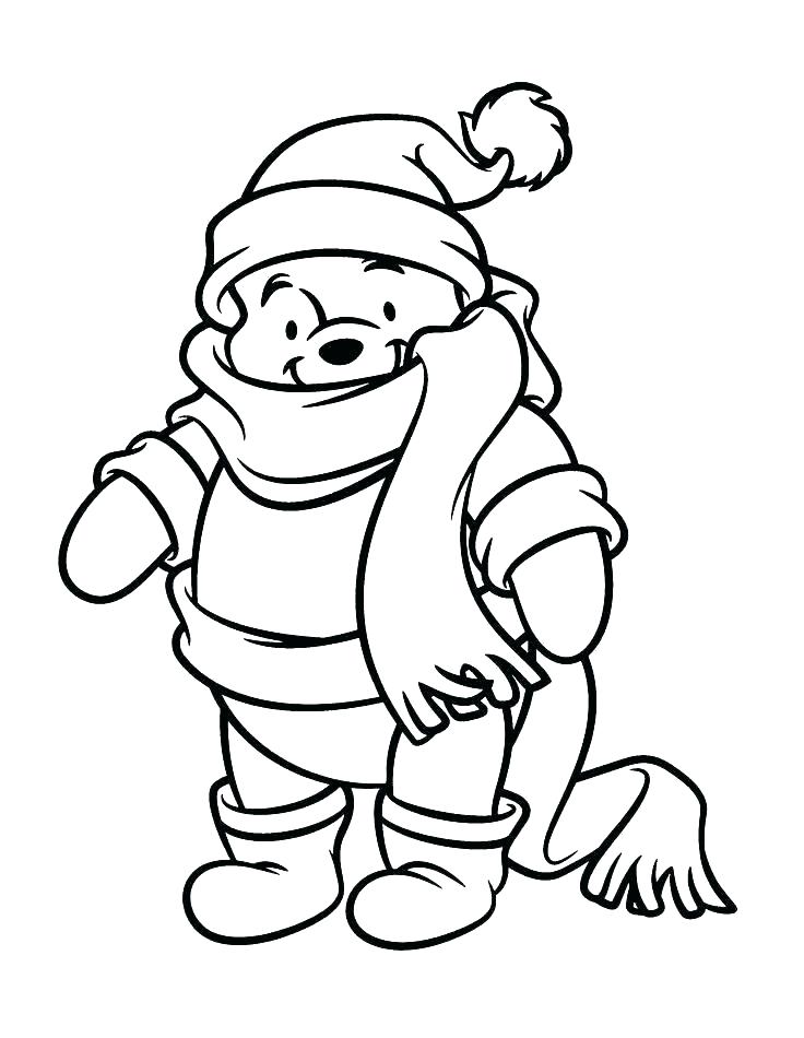 Free Printable Winnie Pooh Christmas Coloring Pages Printable 736x950 Free Printable Winnie Pooh Christmas Coloring Pages Printable