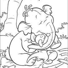 Tigger Pounces On Rabbit Coloring Pages 220x220 Tigger Pounces On Rabbit Coloring Pages