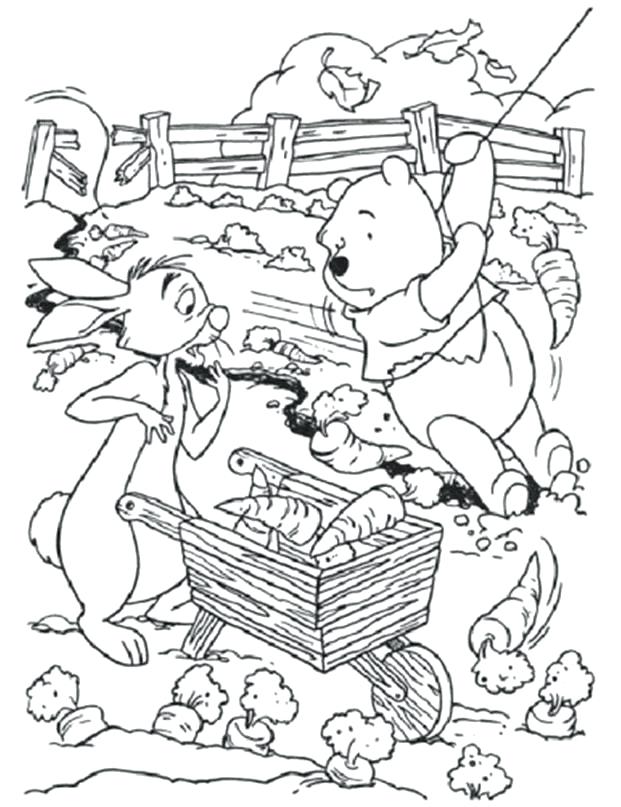 Coloring Pages Of Winnie The Pooh Coloring Pages For Kids Rabbit 621x807 Coloring Pages Of Winnie The Pooh Coloring Pages For Kids Rabbit