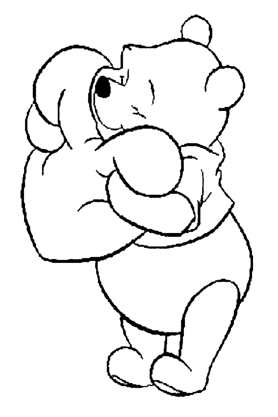 567x850 Winnie The Pooh Valentine Coloring Pages